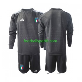 Tenue Italie Gardien Enfant Exterieur 2023 Maillot de Foot ML